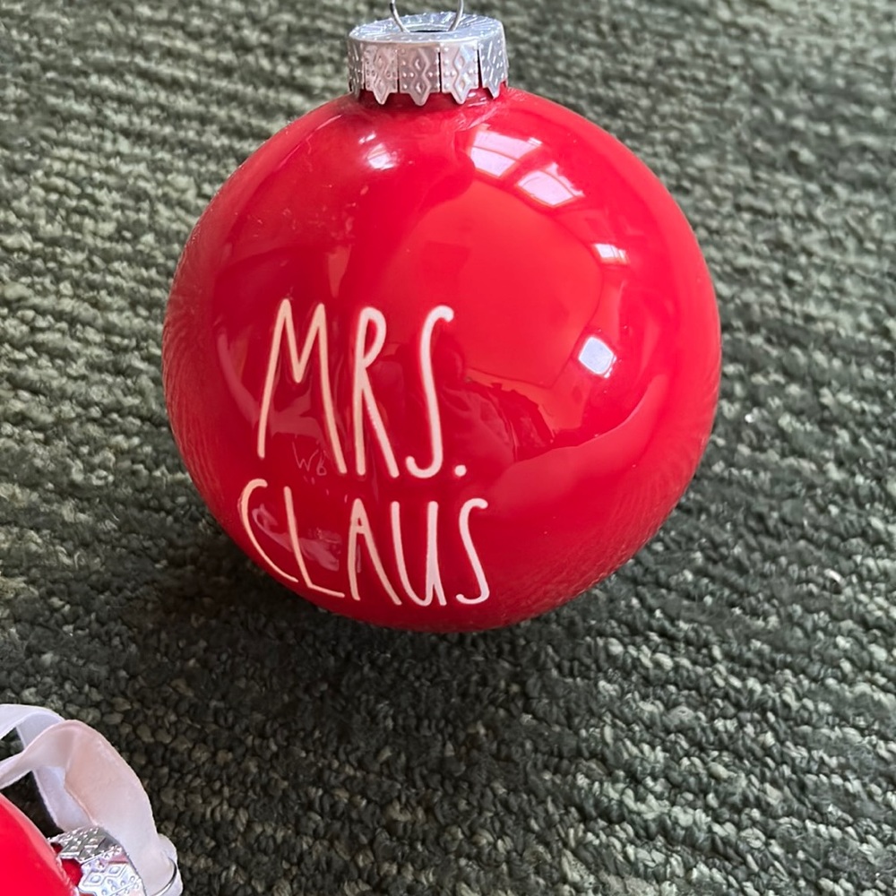 Rae Dunn Mr And Mrs Ornaments